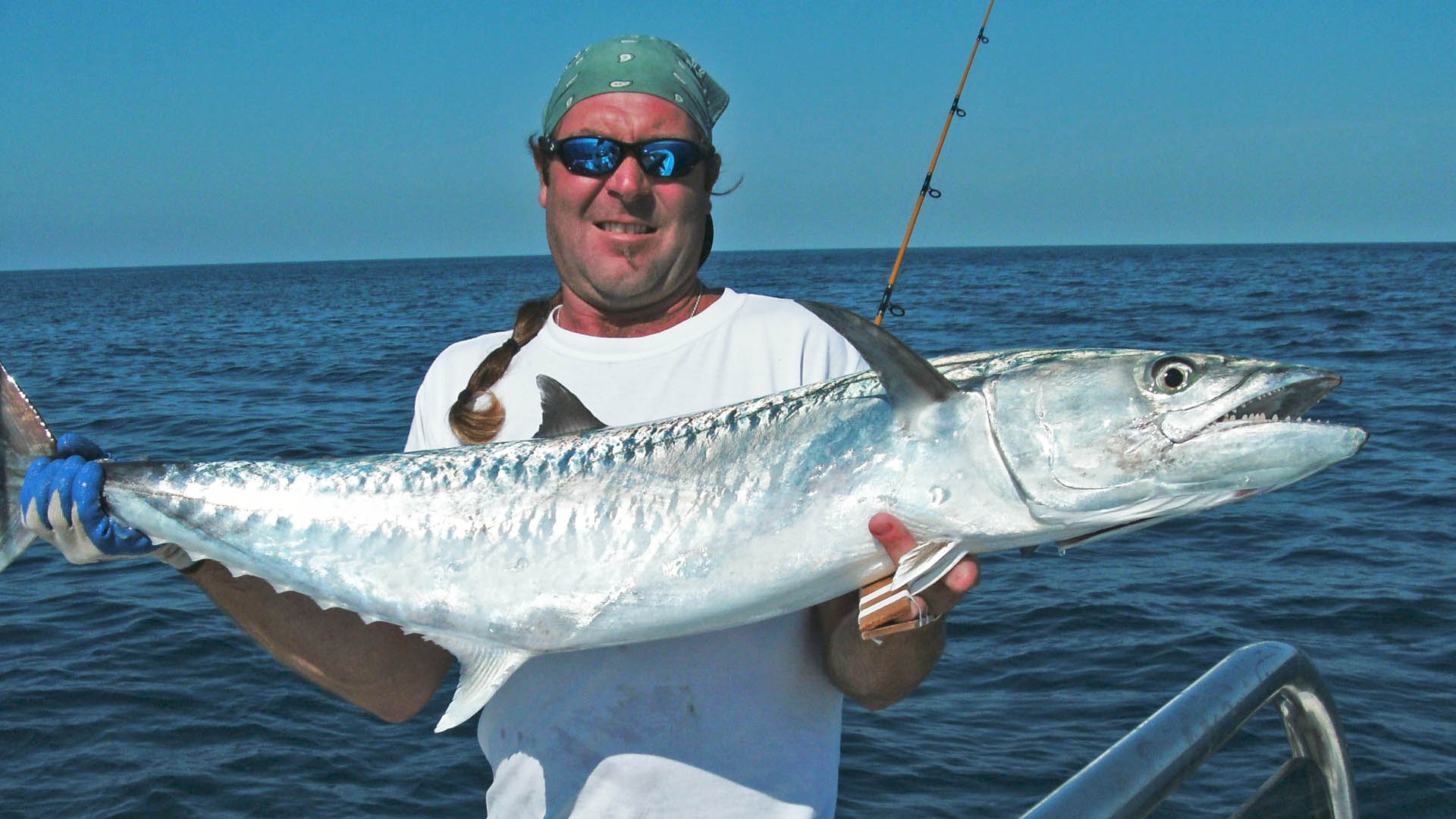 Captain Dan Barry with a King Mackerel