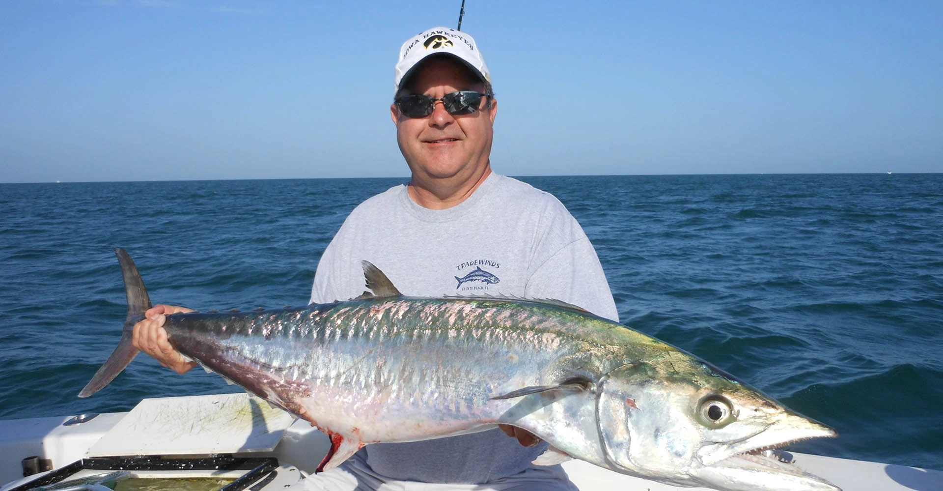 Two King Mackerels caught during fishing charter on The Jawbreaker.