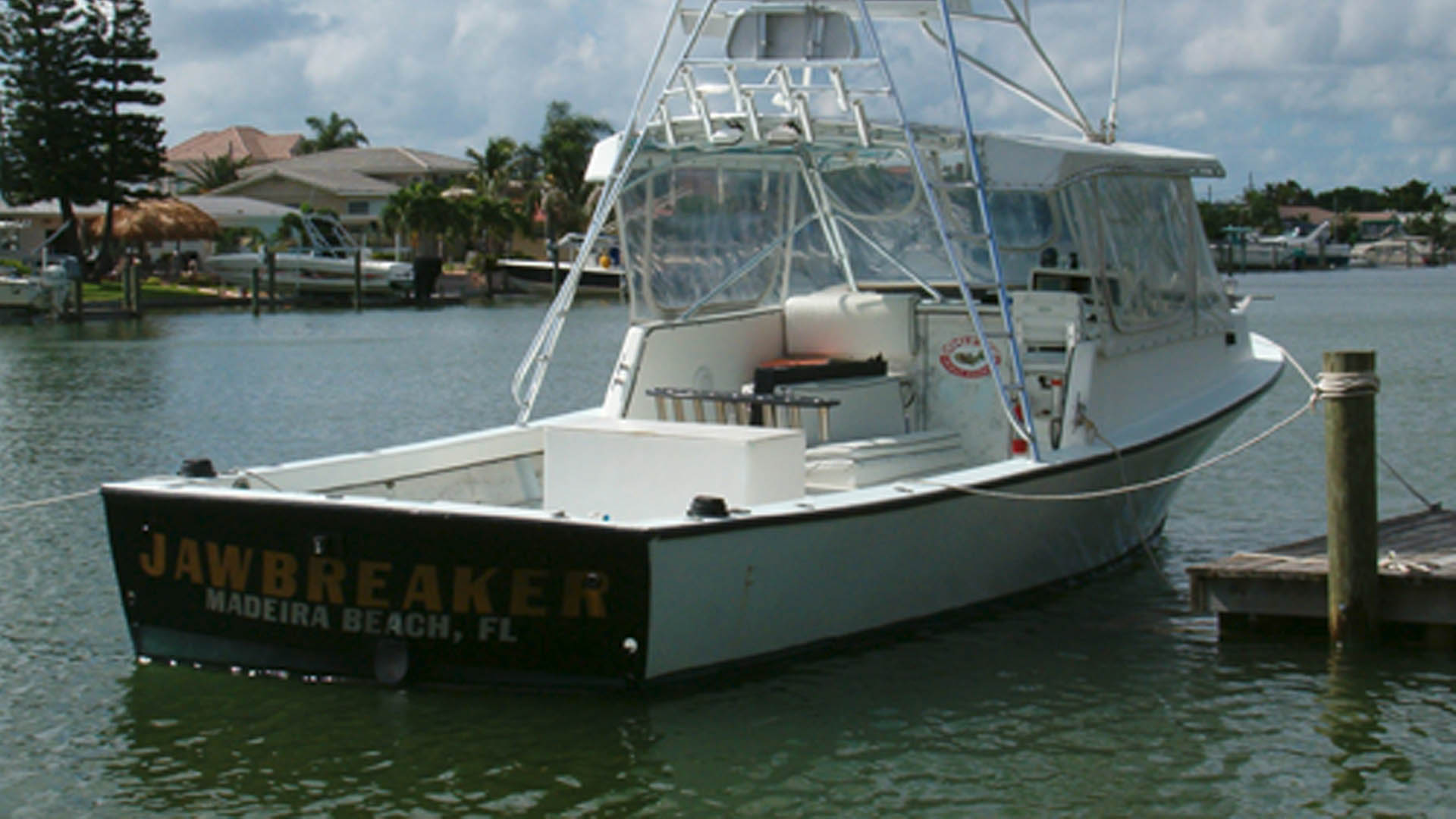 The Jawbreaker Fishing Boat in St. Petersburg, FL.