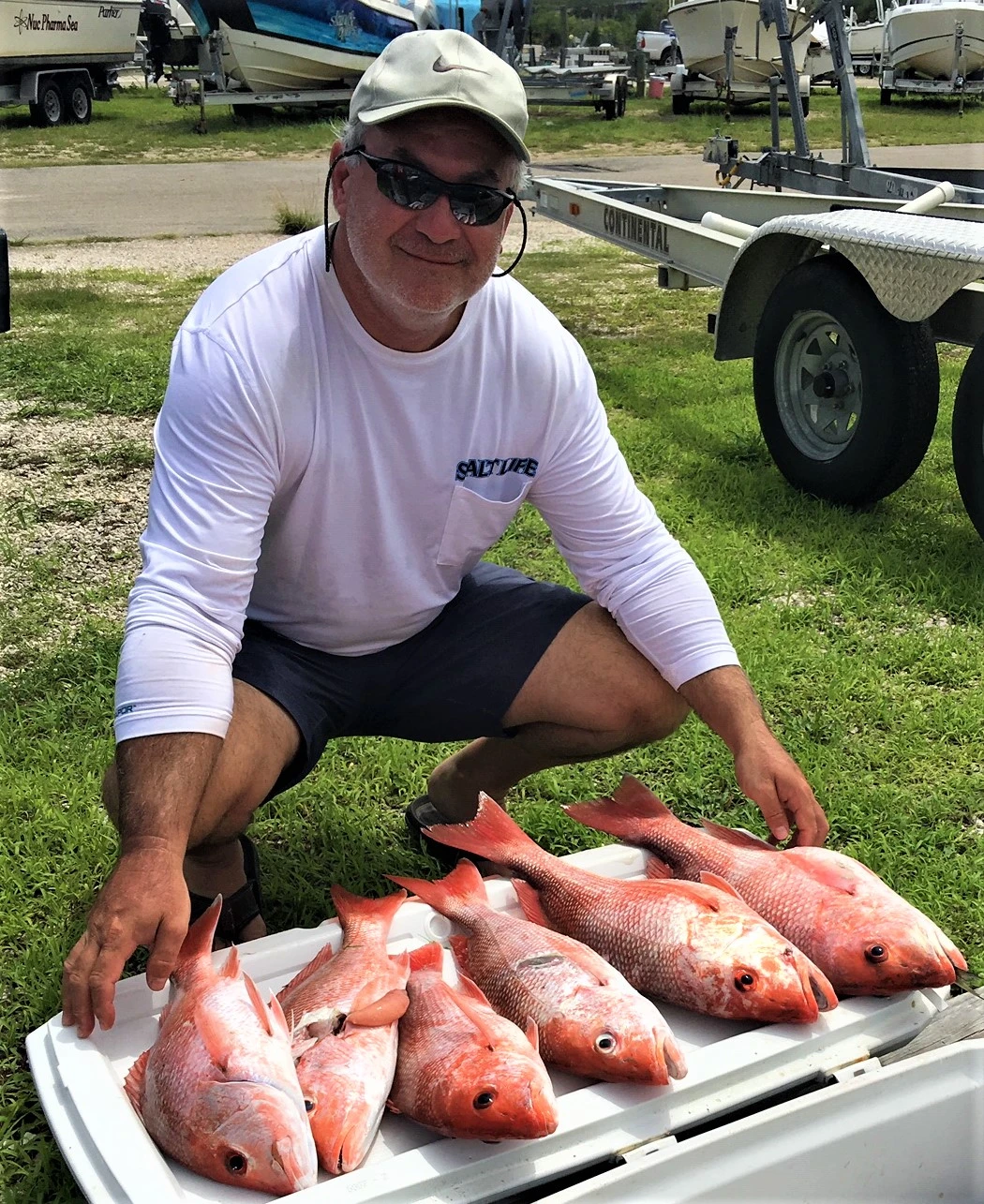 Capt. Chris with nice Hog